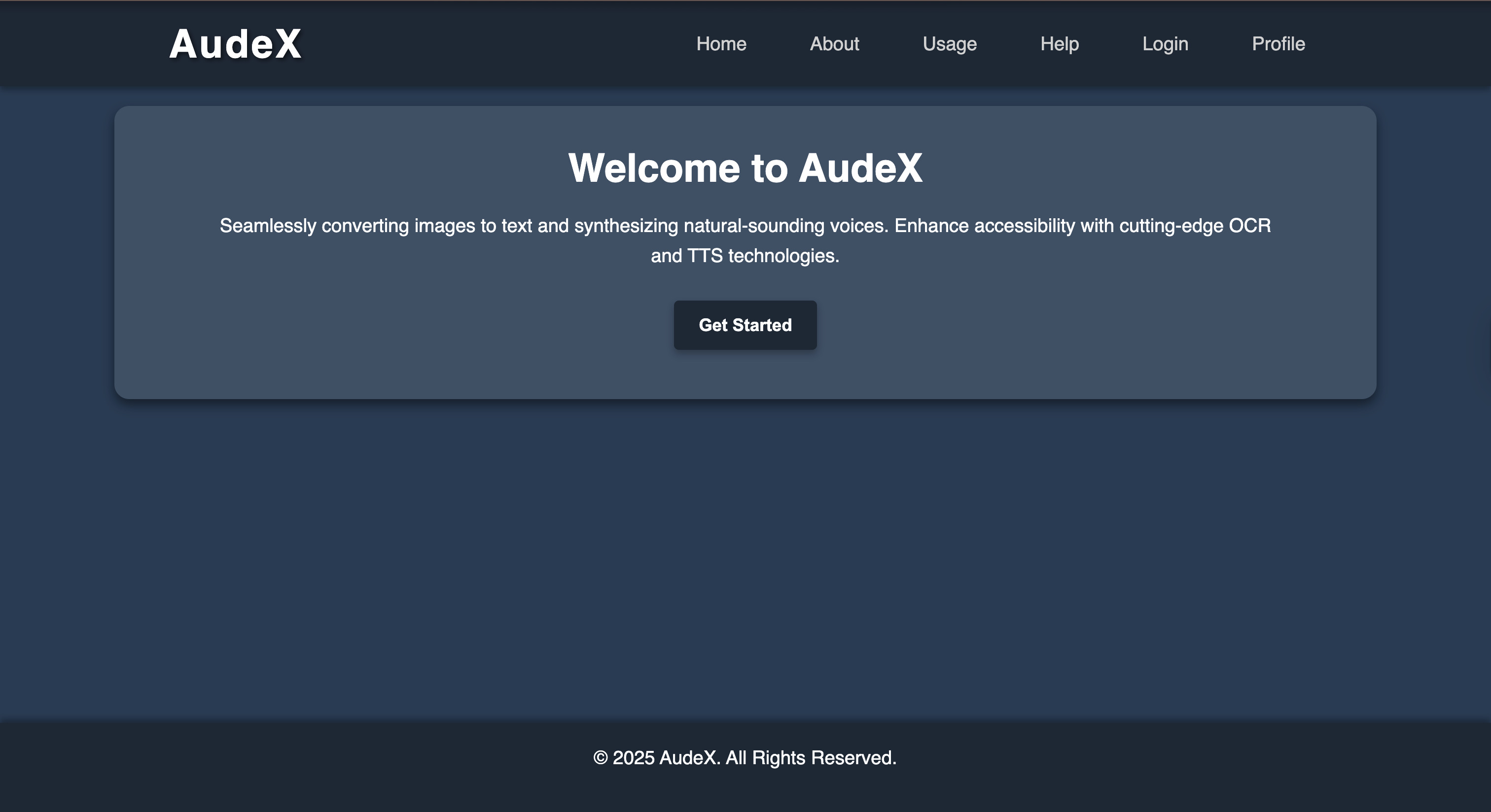AudeX Preview